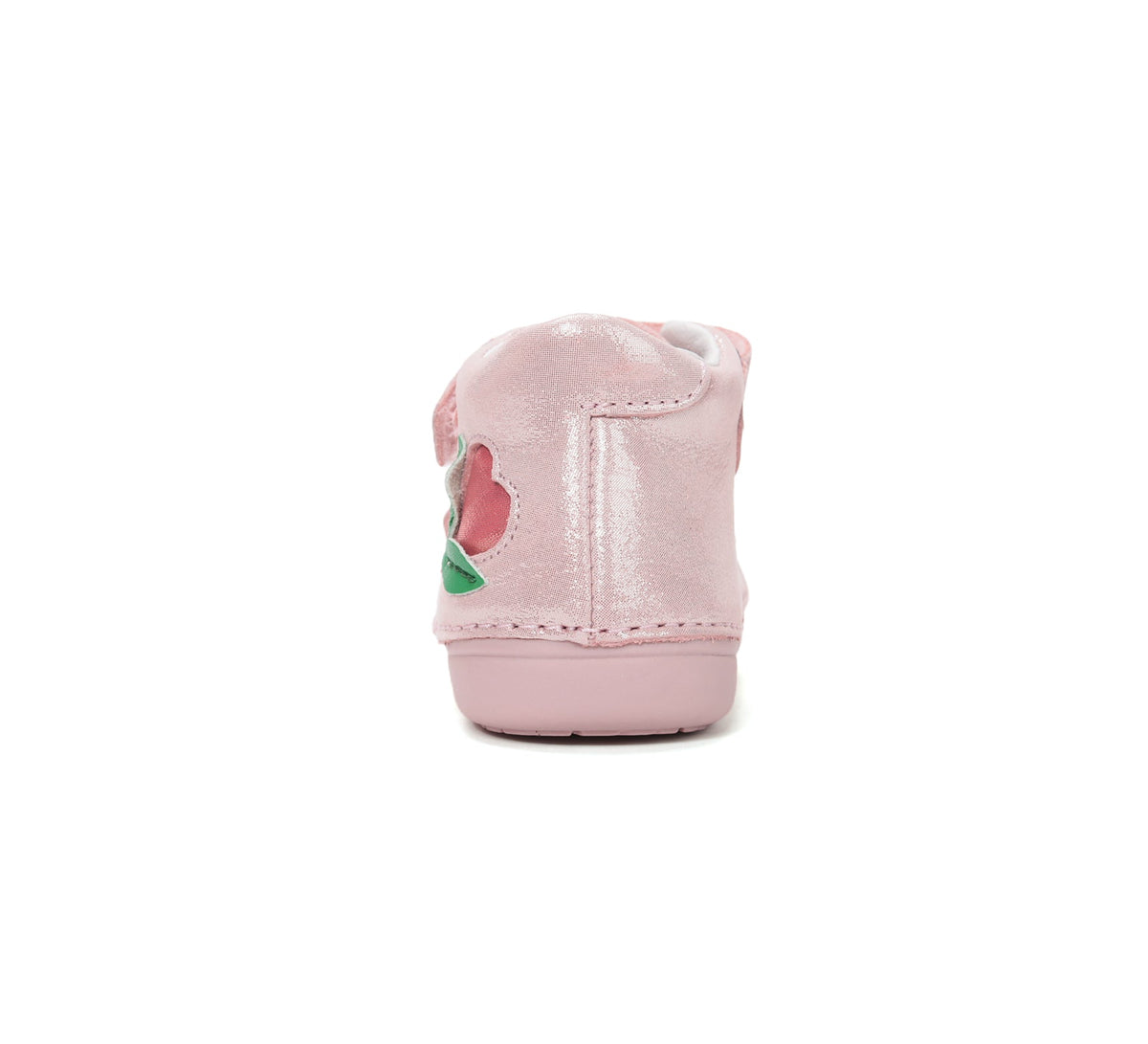 DD.Step lány cipő Első lépések 20-25 Rose Gold szívvel