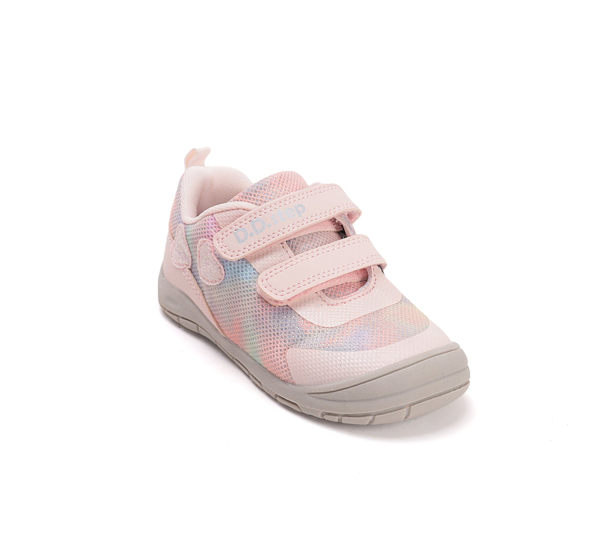 D.D.Step sportcipő lányoknak 20-31 Baby Pink szívecskékkel