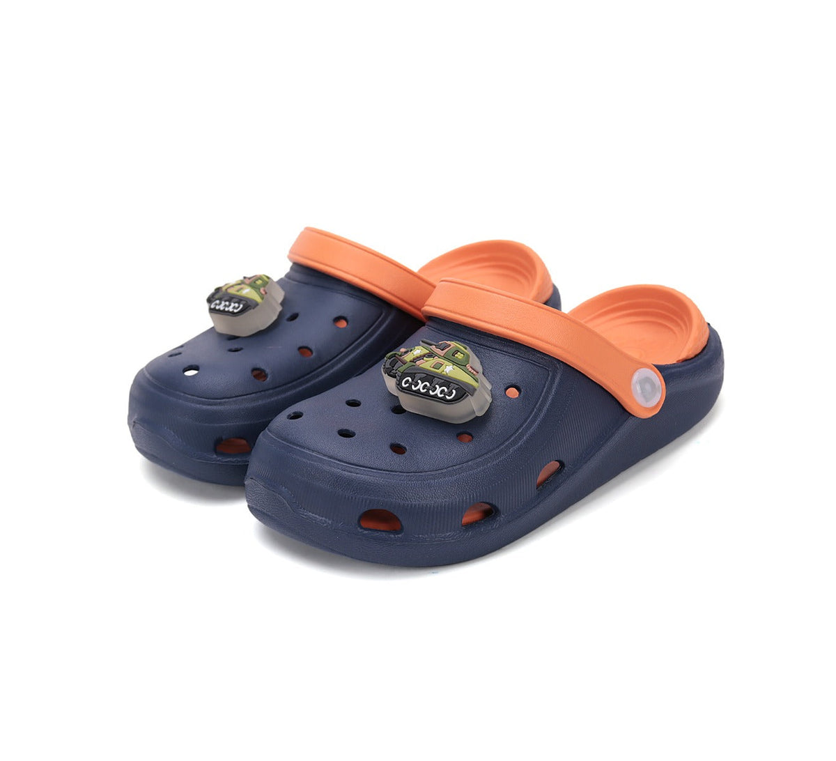 D.D.Step papuci baieti din cauciuc 20-25 Royal Blue cu tanc Fő kép