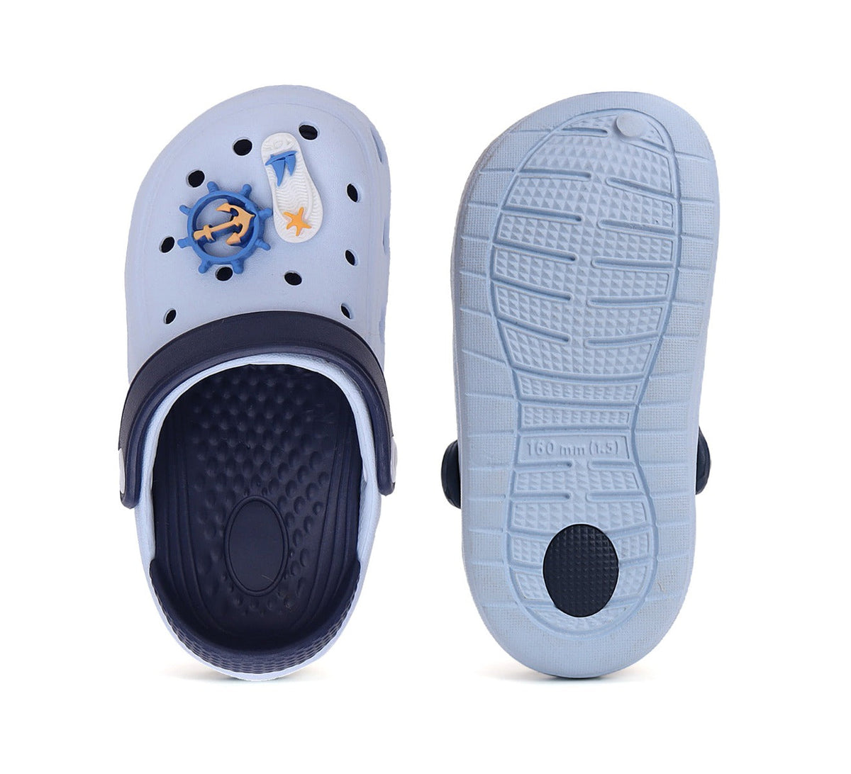 D.D.Step papuci baieti din cauciuc 20-25 Sky Blue Marin