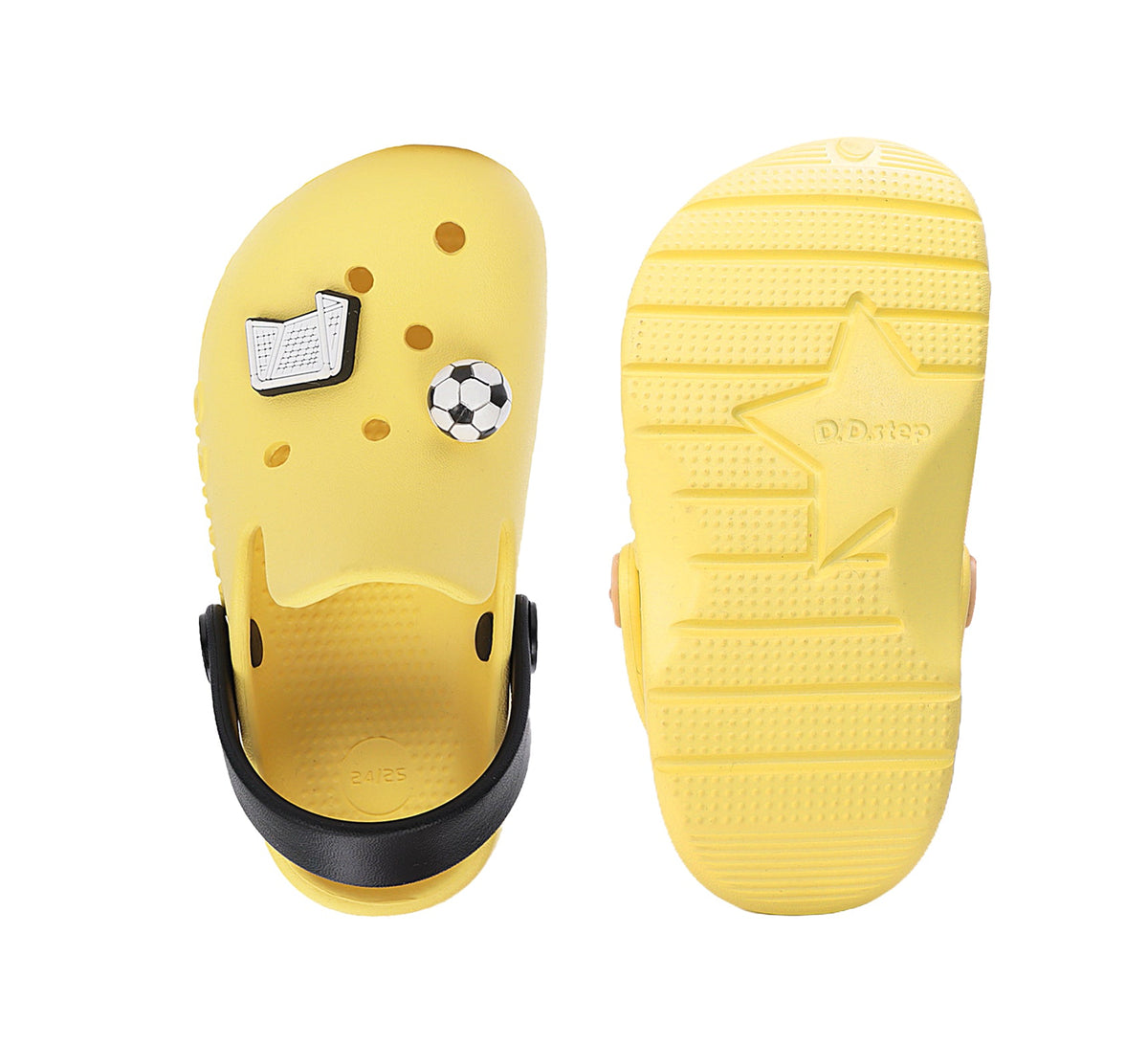 D.D.Step fiú klumpa 22-33 Lemon focipályás gumiból