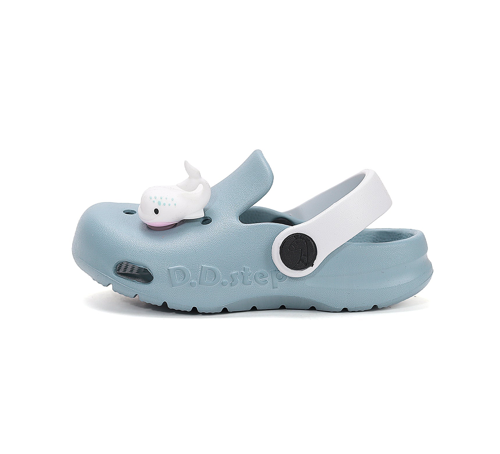 D.D.Step fiú papucs gumiból, klumpa típusú 22-33 Monet Blue bálnás Másodlagos kép
