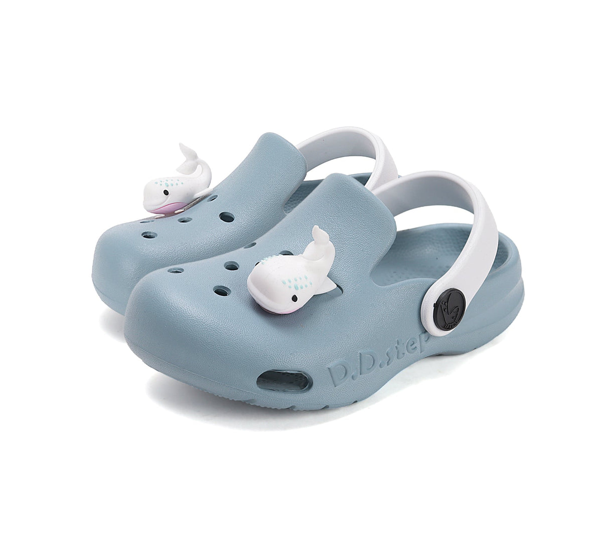 D.D.Step fiú papucs gumiból, klumpa típusú 22-33 Monet Blue bálnás Fő kép