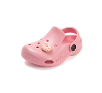 D.D.Step papucs lányoknak gumi klumpa típusú 22-33 Water Lili Pink fánkkal