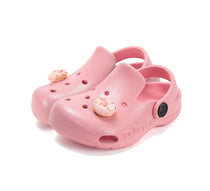 D.D.Step papucs lányoknak gumi klumpa típusú 22-33 Water Lili Pink fánkkal