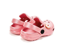 D.D.Step papucs lányoknak gumi klumpa típusú 22-33 Water Lili Pink fánkkal