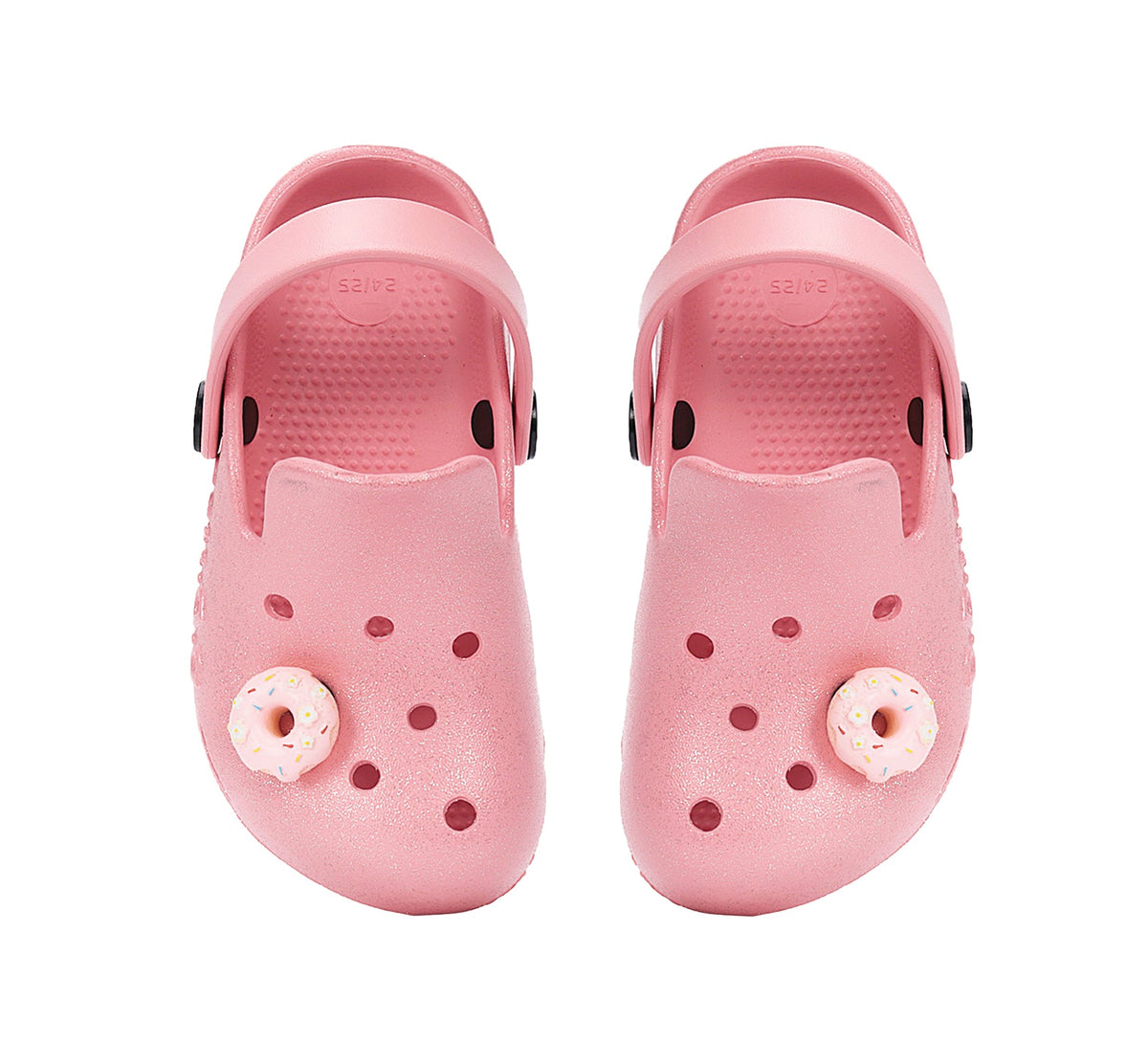 D.D.Step papucs lányoknak gumi klumpa típusú 22-33 Water Lili Pink fánkkal