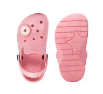 D.D.Step papucs lányoknak gumi klumpa típusú 22-33 Water Lili Pink fánkkal