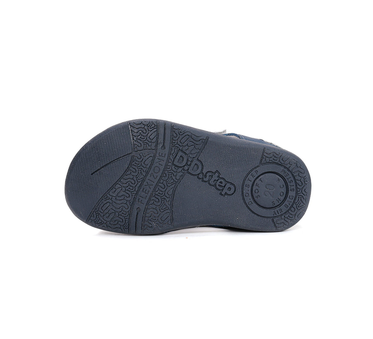D.D.Step fiú szandál 20-25 Royal Blue kutyás