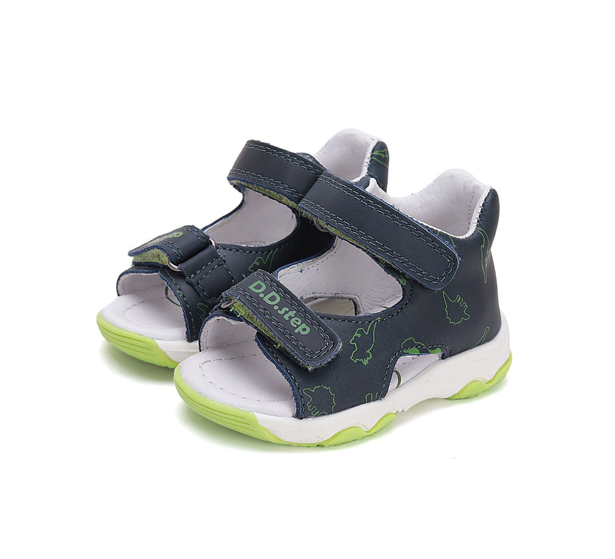 D.D.Step sandale baieti 26-31 Royal Blue cu dino Fő kép