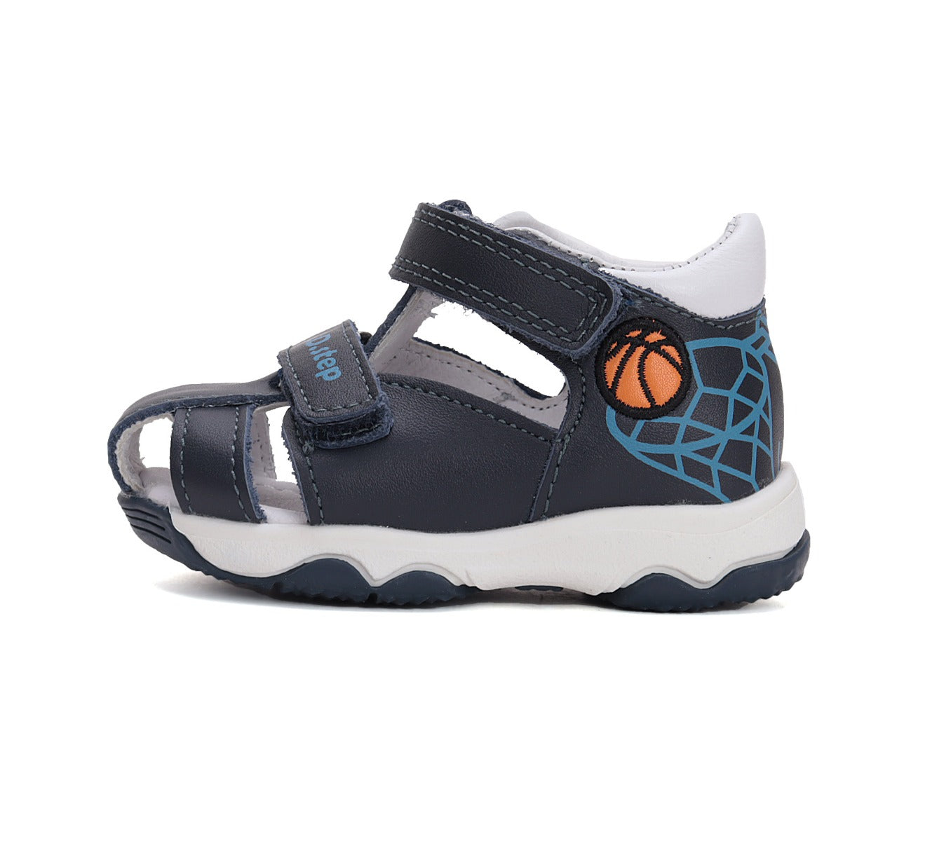 D.D.Step fiú szandál 26-31 Royal Blue kosárlabdával Másodlagos kép
