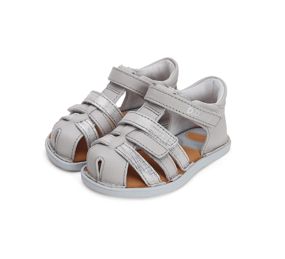 D.D.Step sandale baieti Barefoot 26-31, Light Grey simlu Fő kép