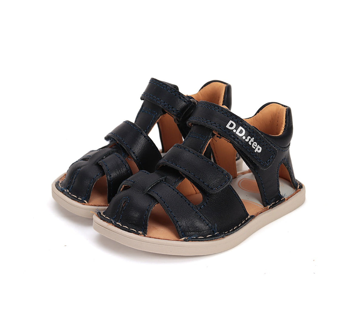 D.D.Step sandale baieti Barefoot 26-31, Royal Blue simplu Fő kép
