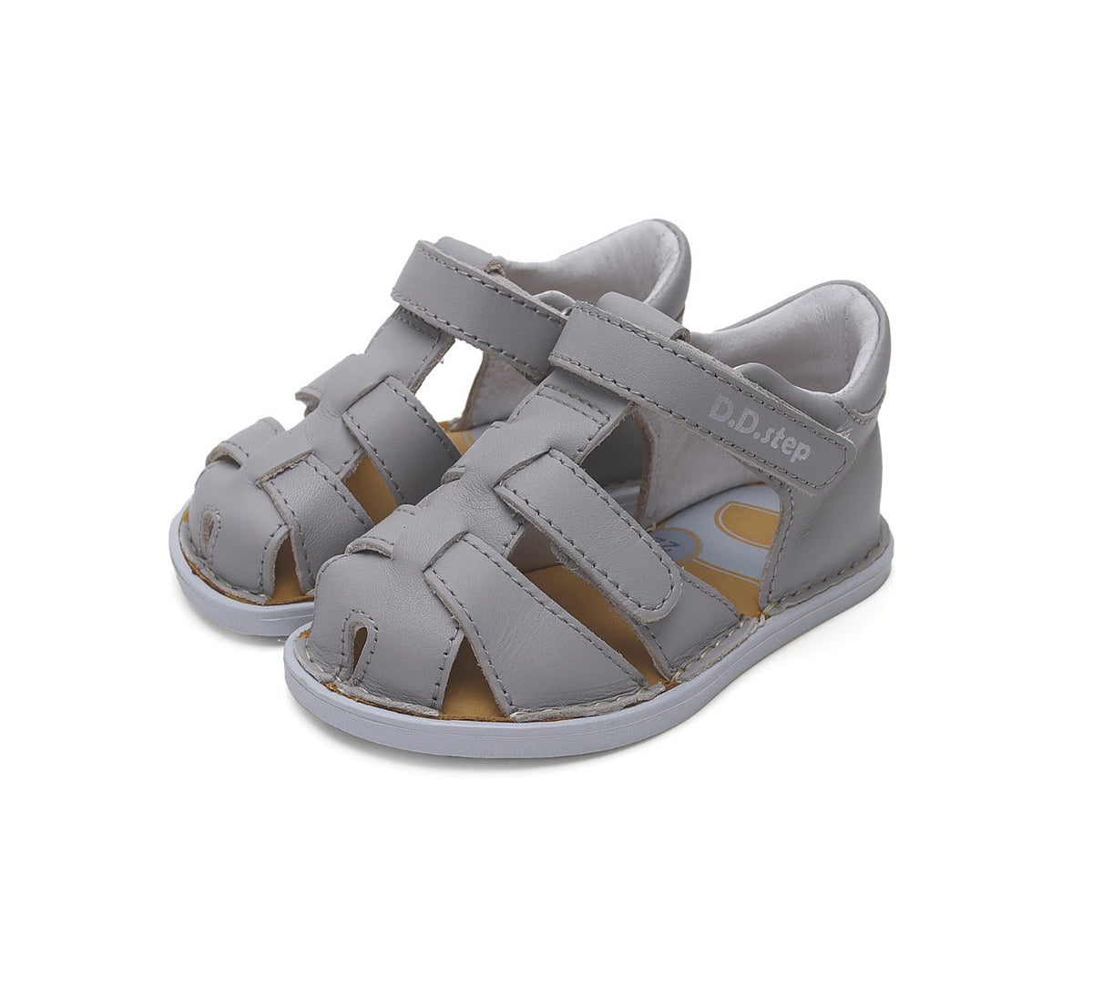 D.D.Step sandale fete Barefoot 26-31, Grey Fő kép
