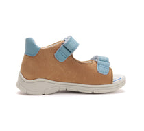 D.D.Step sandale baieti Ponte20 supinati 28-33 Chocolate cu albastru