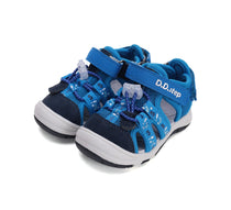 D.D.Step sandale baieti "Quick Dry" 20-25 Bermuda Blue cu masini