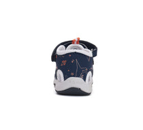 D.D.Step sandale baieti "Quick Dry" 20-25 Bermuda Blue cu stele