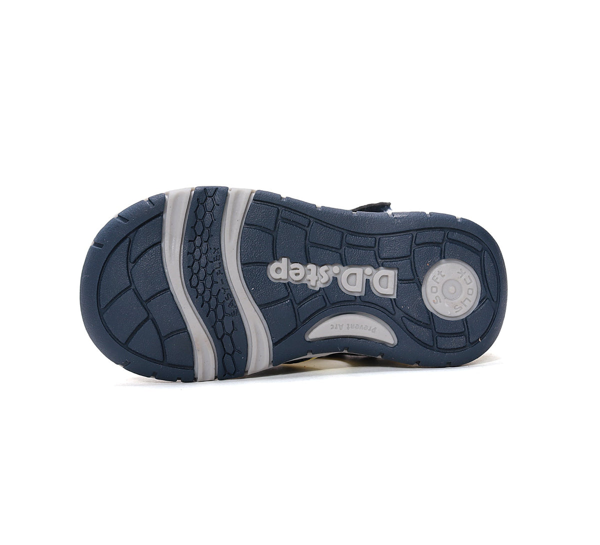 D.D.Step fiú szandál "Quick Dry" 20-31 Citrom