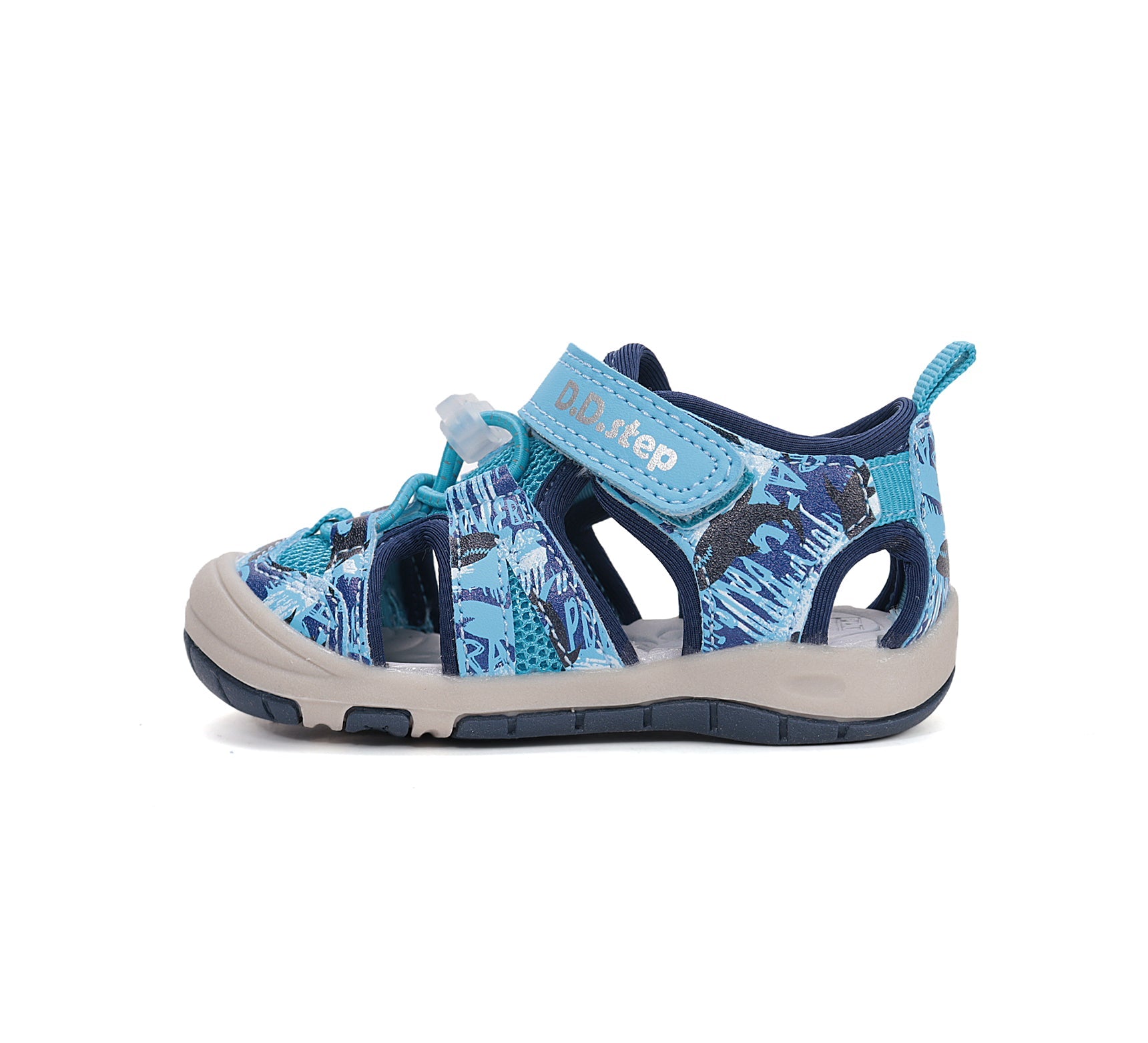 D.D.Step "Quick Dry" fiú szandál 20-31 tengerészkék Másodlagos kép