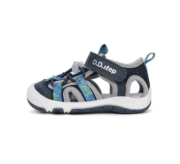 D.D.Step fiú szandál "Quick Dry" 20-31 királykék