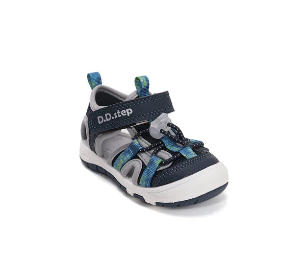 D.D.Step fiú szandál "Quick Dry" 20-31 királykék