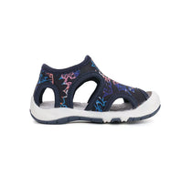 D.D.Step "Quick Dry" fiú szandál 26-31 fekete mintás