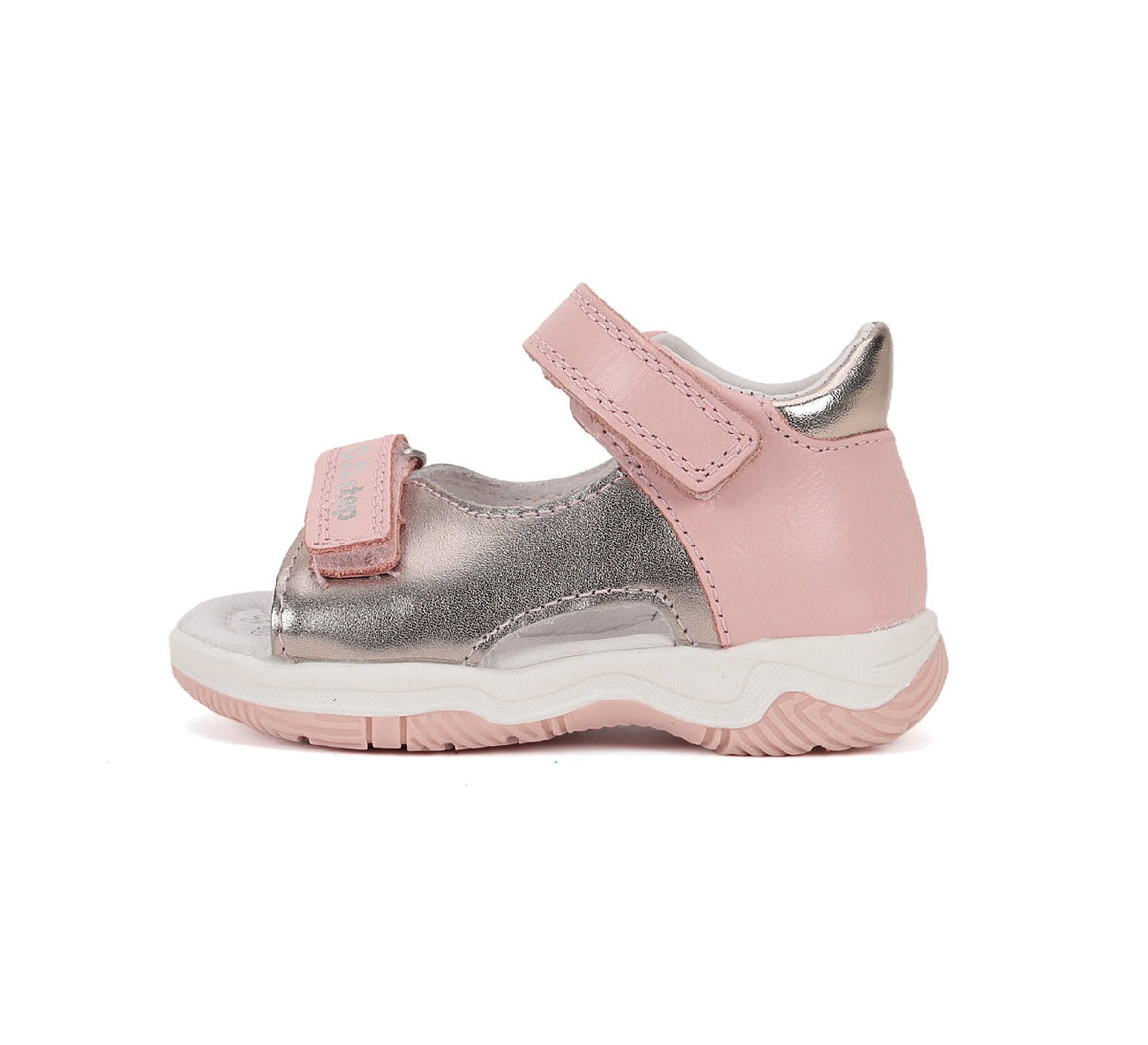 D.D.Step sandale fete 19-24 Baby Pink cu auriu