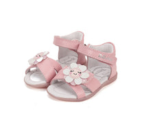 D.D.Step sandale fete 19-24 Baby Pink cu floare