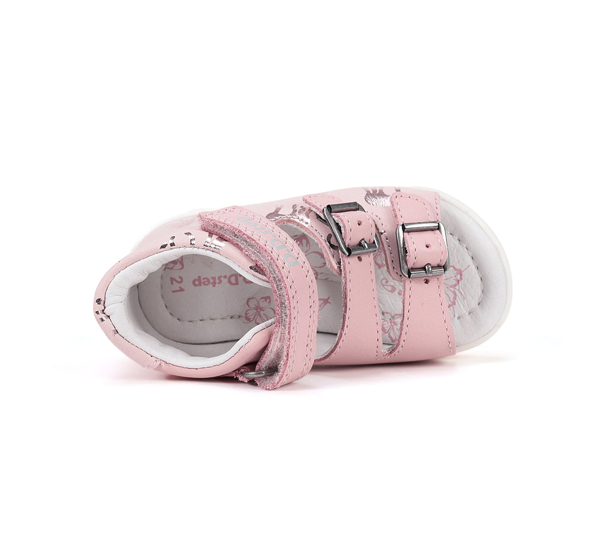 D.D.Step szandál lányoknak 19-24 Baby Pink unikornissal