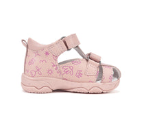 D.D.Step lány szandál 20-25 Rose Gold, mintákkal