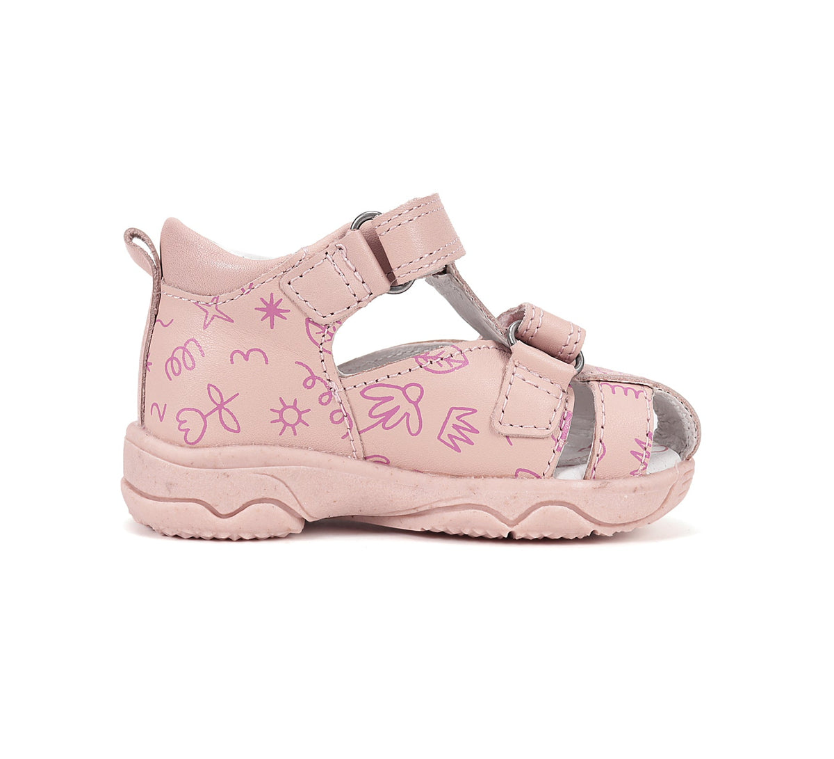 D.D.Step lány szandál 20-25 Rose Gold, mintákkal