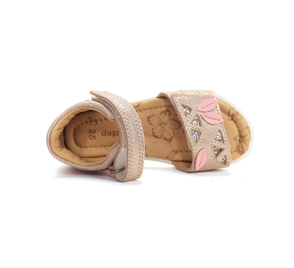D.D.Step lány szandál 25-30 Rose Gold levéllel Másodlagos kép