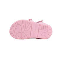 D.D.Step kislány szandál bőr 20-25 Daisy Pink virággal