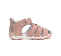 D.D.Step lány szandál bőr 20-25 Rose Gold púderes
