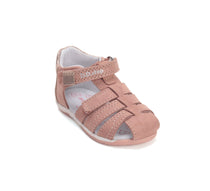 D.D.Step lány szandál bőr 20-25 Rose Gold púderes