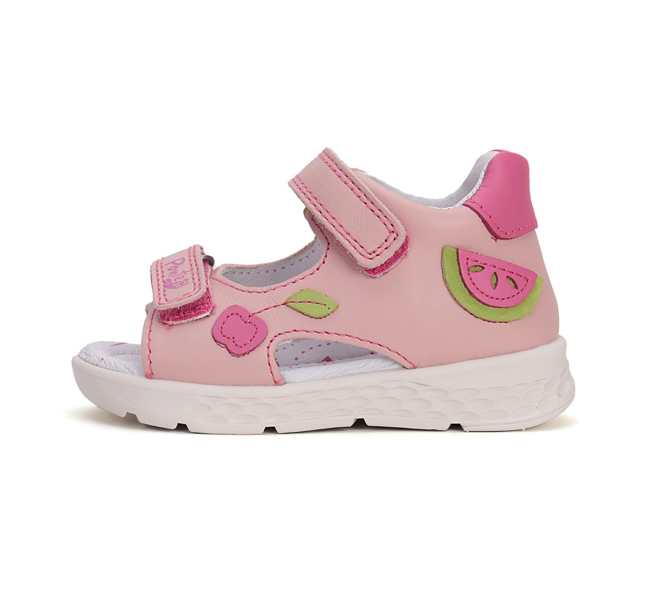 D.D.Step Ponte20 lány szandál szupinált 22-27 Baby Pink gyümölcsökkel Másodlagos kép