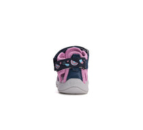 D.D.Step sandale fete "Quick Dry" 26-31 Mauve cu curcubeu