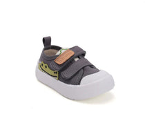 D.D.Step tenisi baieti 26-31 Dark Grey cu crocodil