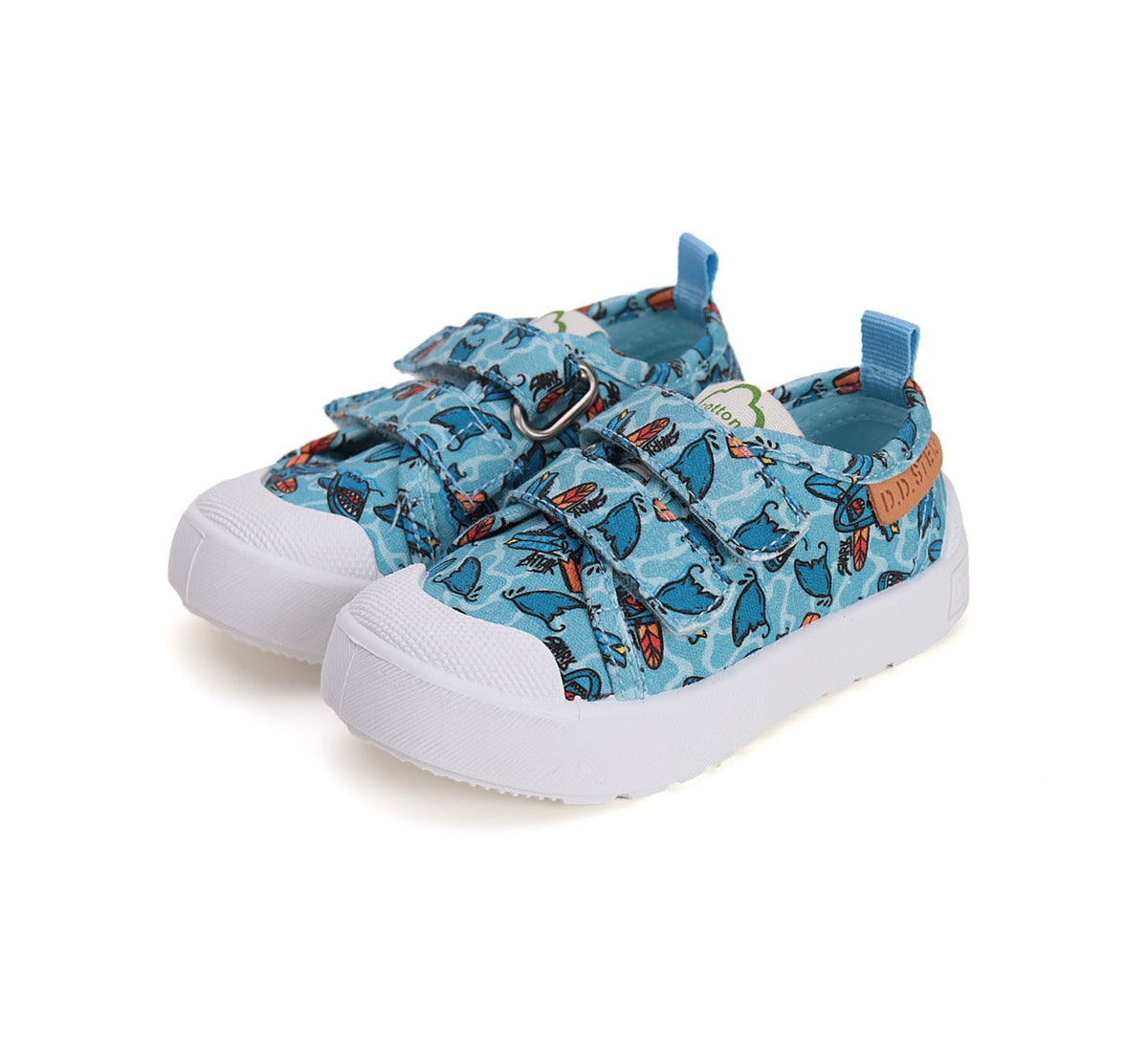 D.D.Step tenisi baieti 26-31 Sky Blue cu Surf Fő kép
