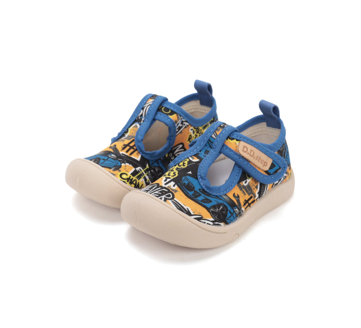 D.D.Step fiú vászon kivágott tornacipő 22-33 Aero Blue Never Fő kép