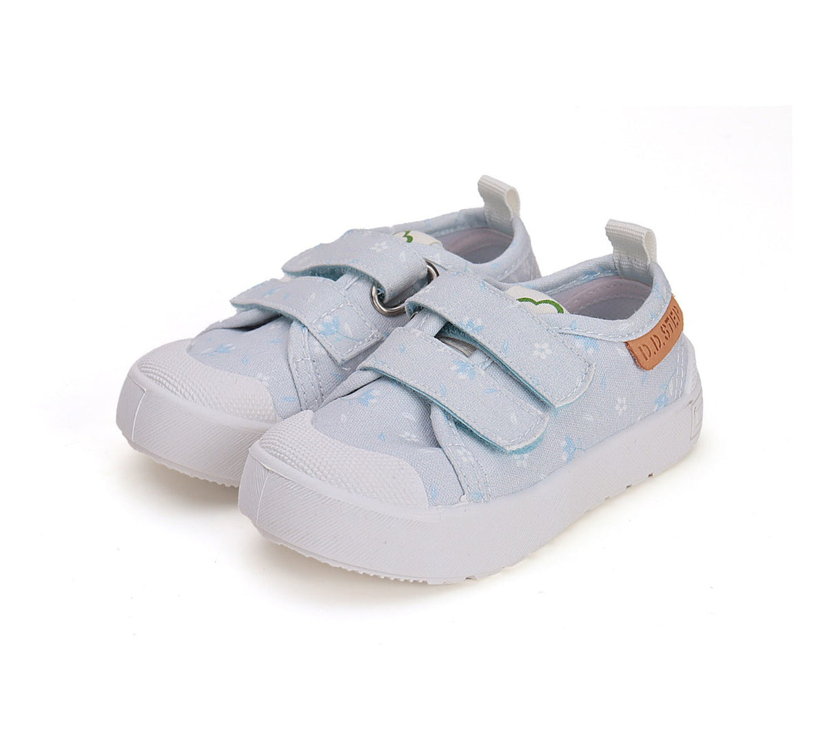 D.D.Step tenisi fete 20-25 Sky Blue cu floricele Fő kép