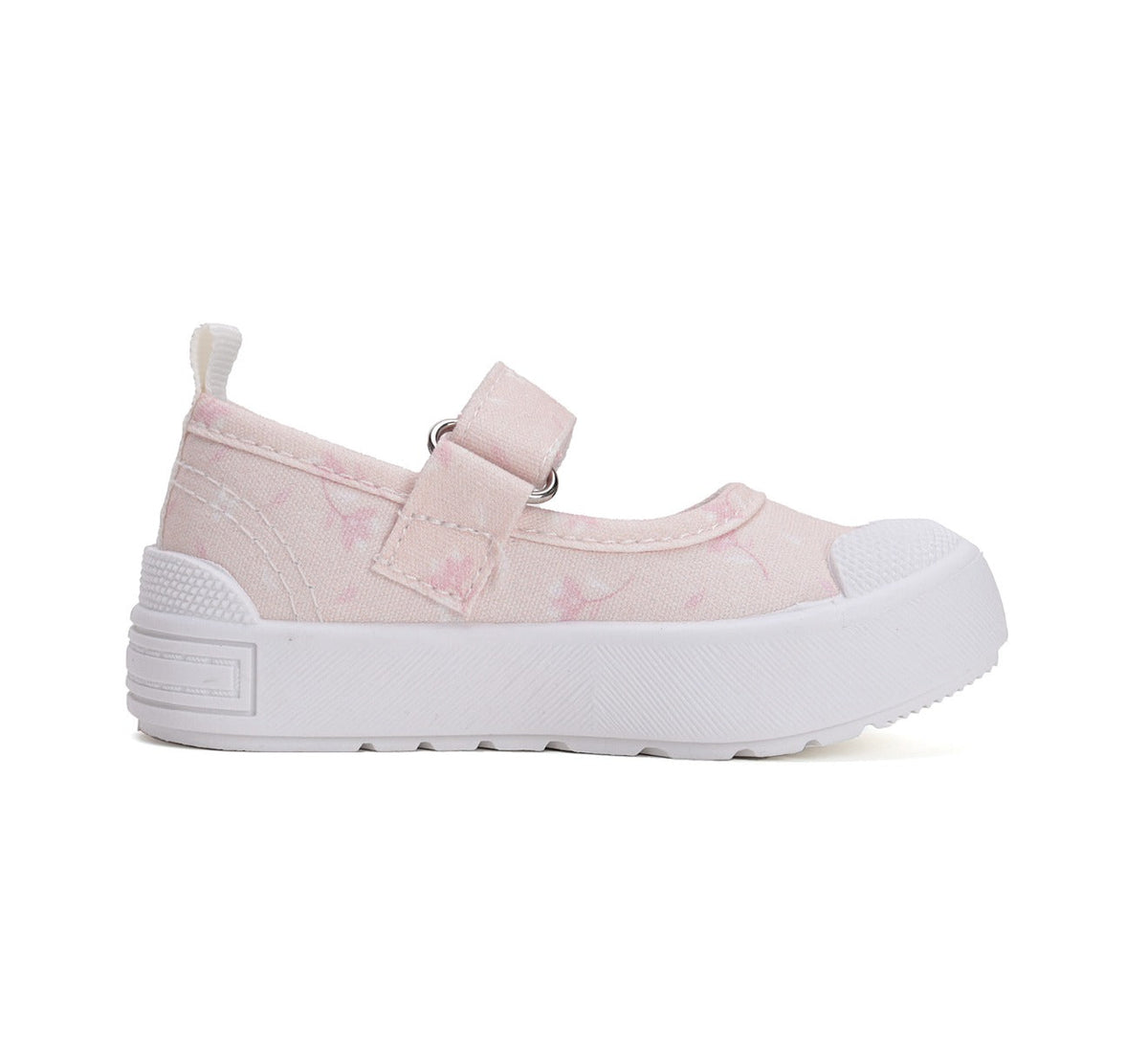 D.D.Step tenisi fete decupati 26-31 Baby Pink cu floricele