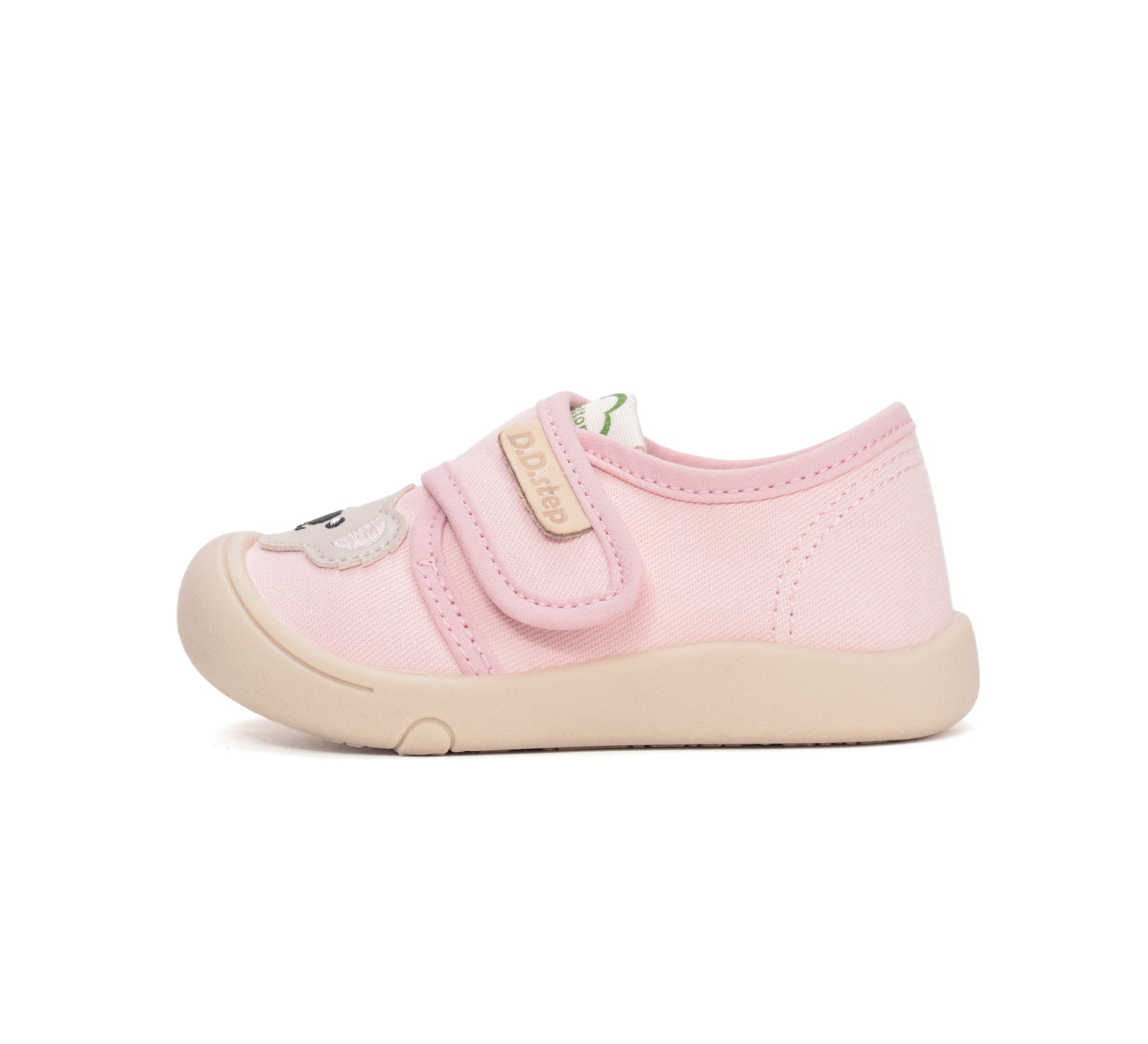 D.D.Step vászon lány teniszcipő 22-27 Baby Pink kutyussal Másodlagos kép