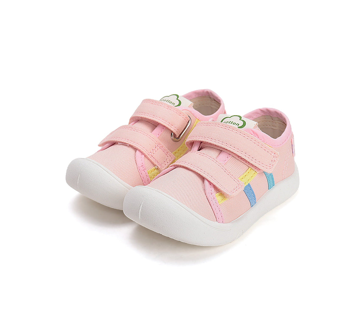D.D.Step vászon lány tornacipő 22-27 Baby Pink csíkos Fő kép