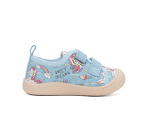 D.D.Step vászon lány tornacipő 22-33 Oceanic Unicorn