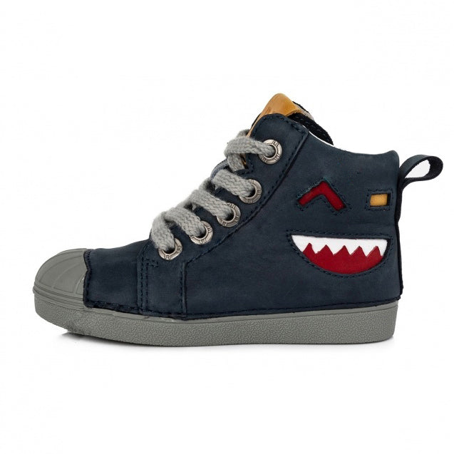 D.D.Step Pantofi baieti cu siret si fermoar 25-30 Royal Blue 01 Fő kép