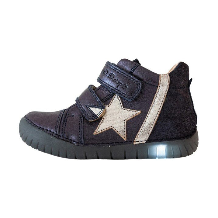 D.D.Step Pantofi fete cu scai si led marimea 31-36 Violet Fő kép