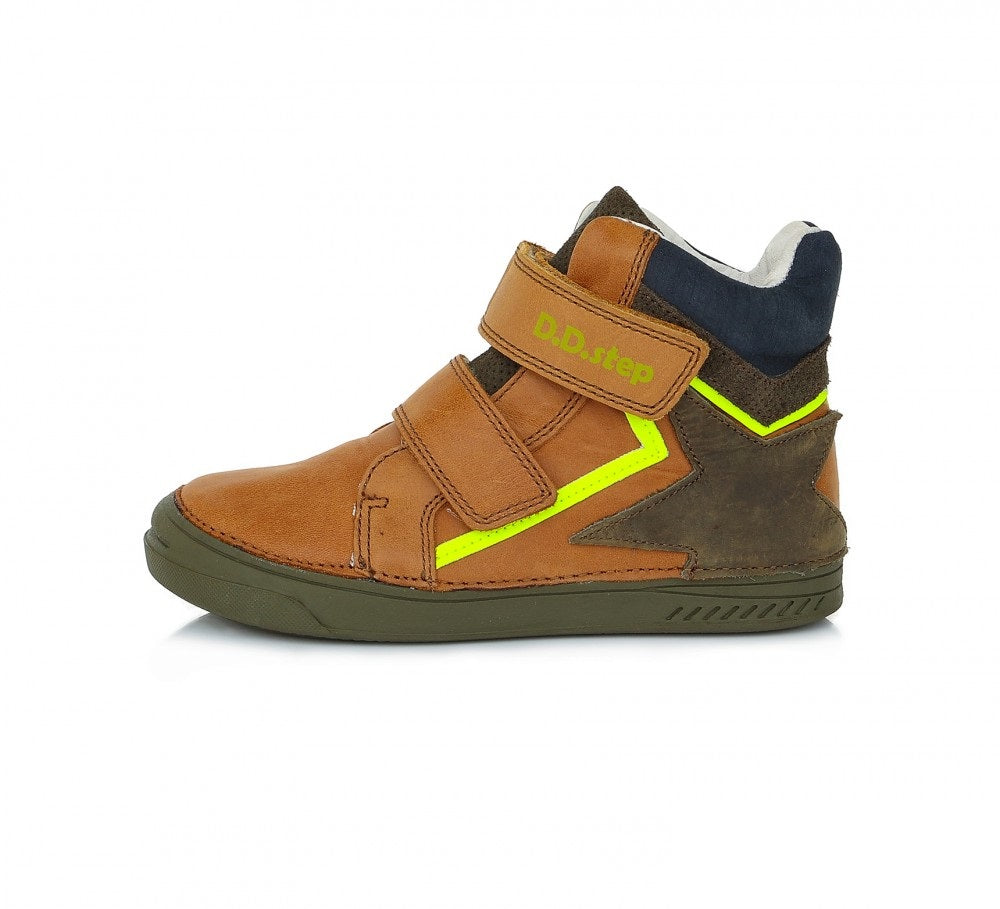 D.D.Step ghete baieti cu scai 25-30, Chocolate A040-343AM