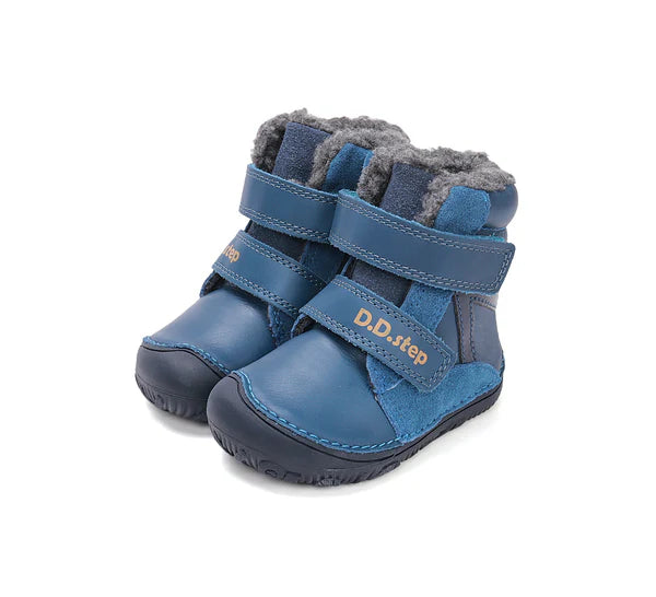 D.D.Step ghete baieti Barefoot imblanite 26-31 Bermuda Blue Fő kép