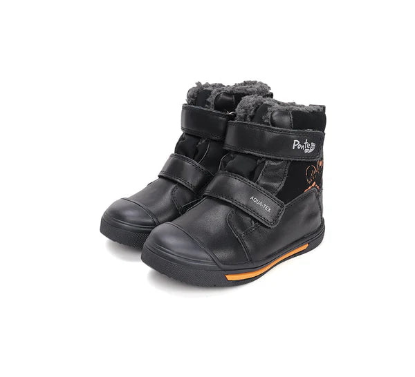 D.D.Step ghete baieti imblanite Ponte20 supinati 22-27 Black cu urs Fő kép